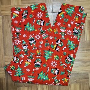 NO BOUNDARIES Christmas warm leggings